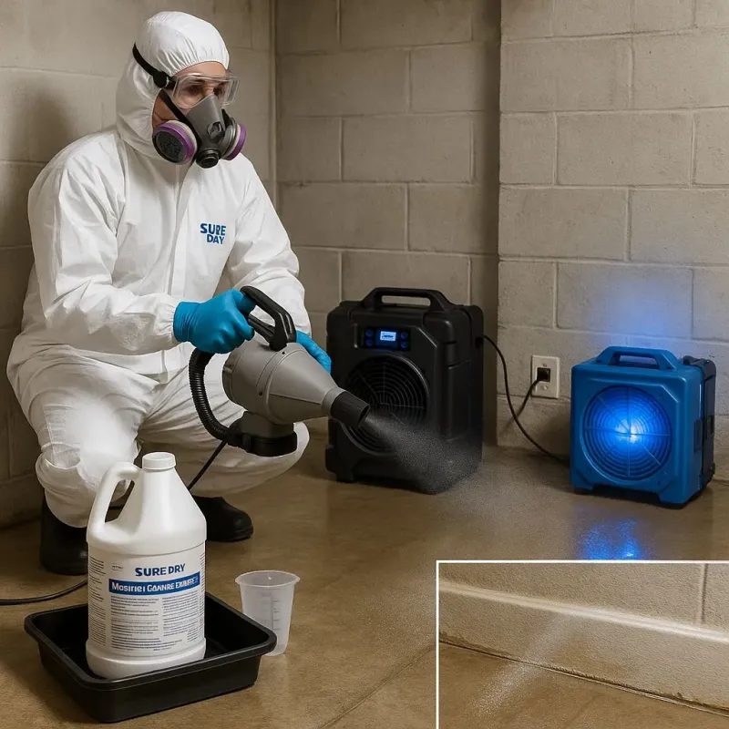 Sanitization and Odor Removal process in Schoolcraft, MI