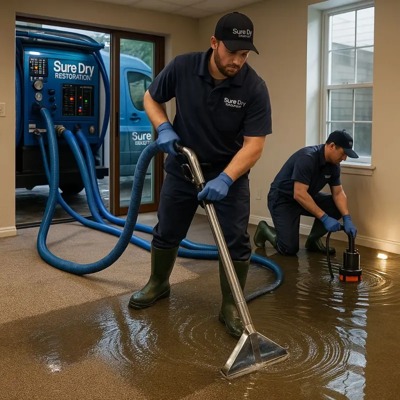 Water Extraction and Removal process in Schoolcraft, MI